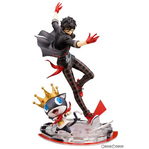 【中古】[FIG] (再販) ARTFX J 主人公&モルガナ ペルソナ5 ダンシング・スターナイト 1/8 完成品 フィギュア(PV192) コトブキヤ(61171381)