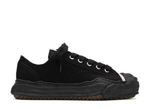 Maison MIHARA YASUHIRO HANK OG Sole Canvas Low-top Sneaker "Black/Black" (A05FW702) 27.5cm A05FW702-BLACK-BLACK