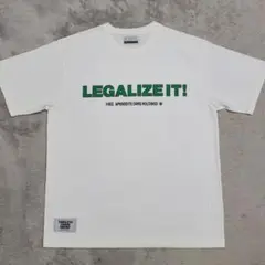 BUDSPOOL　バッズプール　LEGALIZE IT　Tシャツ　L　白　舐達麻