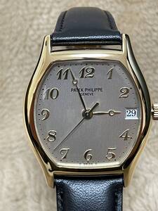 純正Dバックル　希少 美品 Patek Phillipe パテックフィリップ ゴンドーロ Gondolo Ref.5030 18KYG 国際保証書＆純正BOX&冊子付き