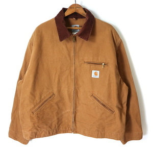 90s Carhartt カーハート 裏地なし デトロイトジャケット(メンズ XL)キャメル ヴィンテージ