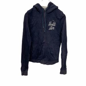 HOLLISTER ジップアップスウェットパーカー XSサイズ ネイビー 古着卸 アメリカ仕入 t2202-4092