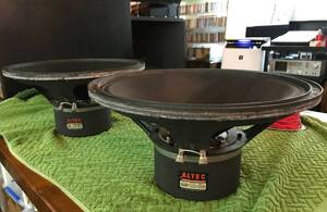 最初期！『ALTEC LANSING 1944年 515(A) レッドシール　希少なシリアル連番 ・ベークライトダンパー（蝶ダンパー）Western Electric直系』