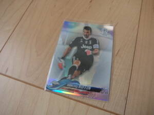 topps champions league chome ブッフォン　ユベントス　REFRACTOR