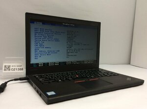ジャンク/ LENOVO 20HMA1G5JP ThinkPad X270 Intel Core i3-7100U メモリ4.1GB NVME256.06GB 【G21388】