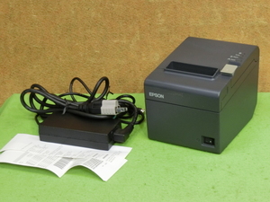 [A19924] EPSON TM-T20II サーマルレシートプリンタ USB／RS-232C接続 ◎簡易チェック済み ◎印字動作OK ◎ACアダプタ付き