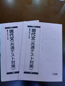 駿台予備学校　現代文(共通テスト対策)2020前期・後期【書き込みあり】