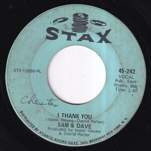 Sam & Dave - I Thank You / Wrap It Up (B) SF-O038