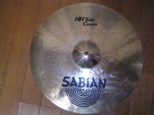 ★貴重品！SABIAN セイビアン シンバル HH Thin Crash 16　中古品