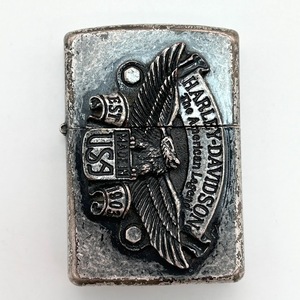 【J-4】　ZIPPO　ジッポー　HARLEY-DAVIDSON　ハーレーダビッドソン　EAGLE　イーグル　The American Legend　EST　1903　MADE IN USA　