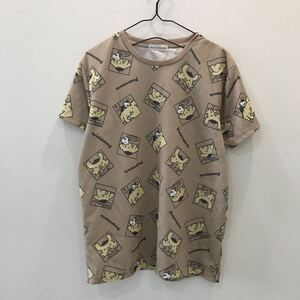 EI1173 サンリオ ポムポムプリンTシャツ ブラウン レディース L