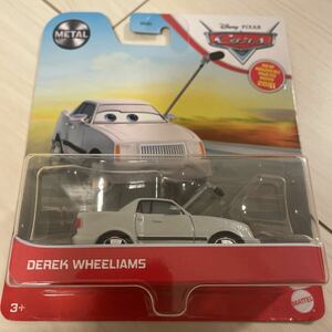 マテル カーズ　MATTEL CARS DEREK WHEELIAMS ミニカー キャラクターカー　カメラマン　マイク　デレク