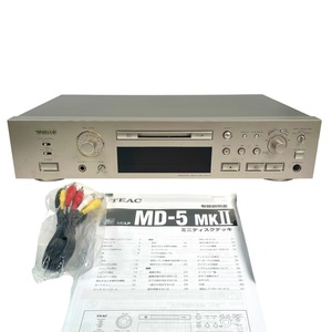 ◆訳あり・再生、録音可能◆ TEAC ティアック MD-5MKII MDレコーダー MDLP 