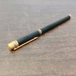 Cartier カルティエ 18k 750 万年筆 文房具 筆記用具 ゴールド系 ブラック系　Y992