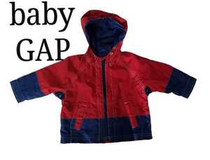 送料無料 baby GAP キッズ 12-18 80サイズ相当 ウィンドブレーカー パーカー babyGAP　ギャップ 2歳 幼児 子供服