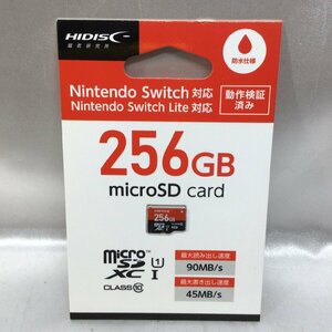 【未使用/インボイス登録店/TO】HIDISC Nintendo Switch ニンテンドースイッチ対応 256GB micro SDXCカード HDMCSDX256GSW　MZ0626/0008-8