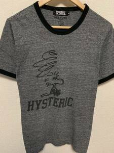 ※今だけお得！！名作★ヒステリックグラマー ウッドストックスヌーピーTシャツ★L734★美品★サイズM★ hysteric 早い者勝ち 完売 貴重 