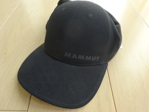 新品未使用品☆マムート MAMMUT☆メッシュキャップ 帽子 ブラック 黒 日焼け防止 トレッキング ジョギング ウォーキング