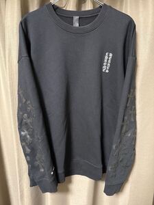 ★入手困難品 正規品 クロムハーツ Y NOT Sweatshirt スウェット シャツ トレーナー クロスパッチ カスタム オーダー品 国内未入荷