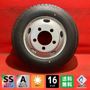 【個人宅配送不可】新車外し品 185/85R16 16×5.5J 116.5-8TC 5H 2022～2023年製 エルフ等 タイヤ＆ホイール1本【47139900】