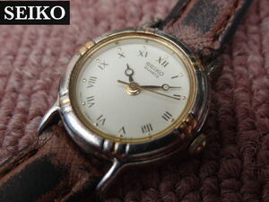 ◆SEIKO/セイコー◆クウォーツレディース　ゴールド/シルバー◆.完動品　管KIN-1