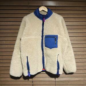 patagonia パタゴニア レトロパイルカーディガン フリース ボア クラシック レトロカーディガン ナチュラル ベージュ オリジナル USA製 L