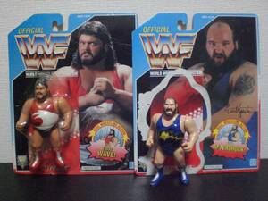 当時物 90s HASBRO ハズブロ WWF タイフーン & アースクエイク WWE フィギュア ハルクホーガン レッスルマニア WCW ロードウォリアーズ 2