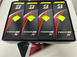 2024 ブリヂストン NEW TOUR B X イエロー 2ダース (24球) 新品