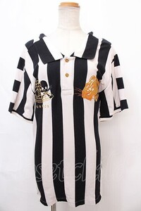 Vivienne Westwood / Stripe stefano polo 黒×白 Y-24-10-30-041-to-SZ-ZY