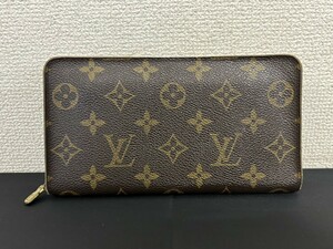 A2　LOUIS VUITTON　ルイヴィトン　M61727　CA0919　ポルトモネジップ　ラウンドファスナー　モノグラム　ブランド財布　現状品