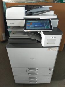 ■印字18830枚! RICOH リコー/A3カラー複合機/MP C3004/4段 両面/コピー/FAX/プリンター/スキャナーフル機能【C0130Z14BH】