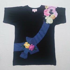 ◆ VivienneWestwood ◆ヴィヴィアンウエストウッド ◆ レッドレーベル Tシャツ 花 バラ フラワー 1