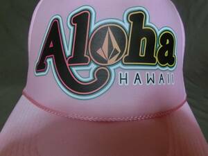 激レア USA購入 ボルコム【VOLCOM】GIVEBACK SERIES 【ALOHA】【HAWAII】プリントメッシュキャップ新品未使用