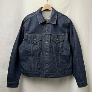 60s70s ビンテージ Levis リーバイス 70505 ビッグE Gジャン 4TH デニムジャケット イエローステッチ ビッグサイズ