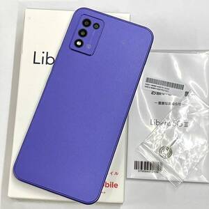 【中古】Y!mobile Libero 5G III 4GB/64GB A202ZT パープル 判定〇 / SIMフリー SIMロック解除済み 3332