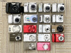 ★部品取りに◎ コンパクトカメラ デジタル 大量 18台 おまとめ セット Nikon ニコン COOLPIX 885 4300 7900 L3 etc.. 3113KN-10