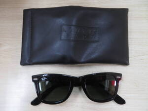 11F553MZ10◎Ray-Ban レイバン WAYFARER ウェイファーラー RB2140 901 サングラス メガネ 眼鏡フレーム◎中古