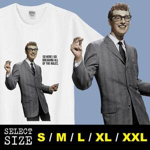 S～XXL☆【送料無料・新品・即決】Buddy Holly バディ・ホリー ロカビリー Punk バンド 50s Rock Stray Cats Elvis Presley コクラン 60s