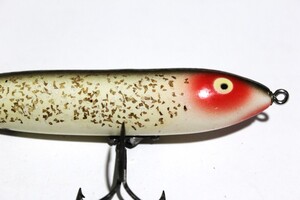 ■s4137 HEDDON ZARA SPOOK ヘドン 1st ザラスプーク オールド 希少 ファースト 縦割れ 吹き目 rhf ラメ ■