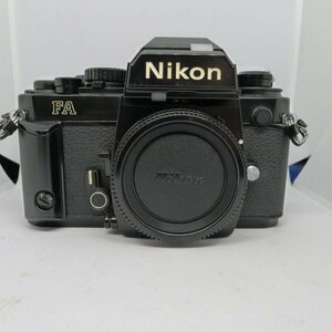 ★1000円～★　名機 希少　Nikon ニコン FA ブラックボディ MF一眼レフ フイルムカメラ