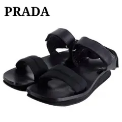 美品 プラダ PRADA ストラップ レザー サンダル