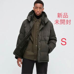 uniqlo ユニクロ +J プラスj プラスジェイ ユニクロユー ユニクロu セオリー ダウンオーバーサイズパーカ オリーブ S