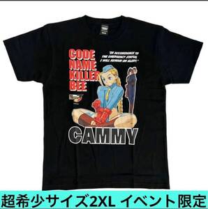 送料無料 超希少サイズ 2XL ポップアップ限定品 ストリートファイター ZERO CAMMY キャミィ Tシャツ CAPCOM カプコン street fighter 3