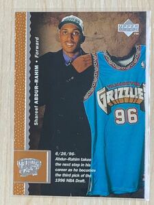 NBA Trading Card Shareef Abdur-Rahim Upper Deck Rookie Card 96-97 シャリーフアブドゥル=ラヒーム 90年代 画像転載禁止