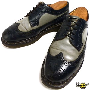 【訳あり】Dr.Martens / ドクターマーチン バイカラー 5ホール ウイングチップシューズ UK7(25.5cm相当)【中古】7i-1-099