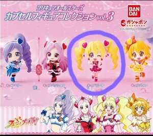 ガチャ プリキュアオールスターズ フィギュア3 【 キュアピーチ 】　新品未使用　b