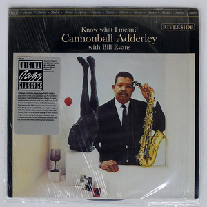 US盤 CANNONBALL ADDERLEY WITH BILL EVANS/KNOW WHAT I MEAN/RIVERSIDE OJC105 LP