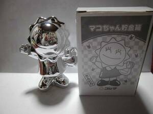 コジマ電気陶器製？貯金箱 ぎんピカ　マコちゃん　未使用品