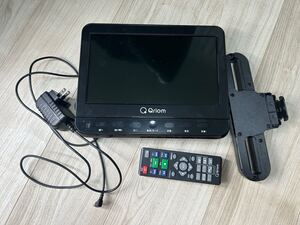 Qriom 10.1ヘッドモニター　CPD-M101 DVDプレーヤー　車設置