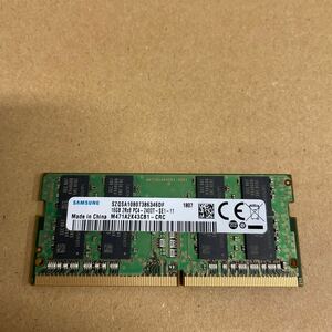 ヨ12 SAMSUNG ノートPCメモリ 16GB 2Rx8 PC4-2400T 1枚　動作確認品